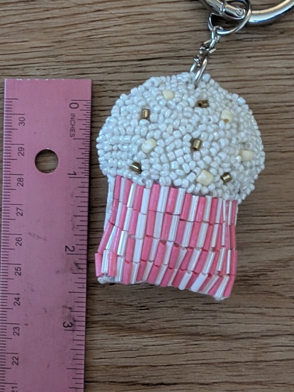 Hand Beaded 3D Bag Charms/ Keychains 12pc Lot - Picture 11 of 15